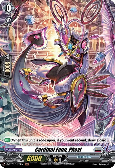 Cardinal Fang Phovi (Holo) (125) [D-BT01] - Cardfight Vanguard Single