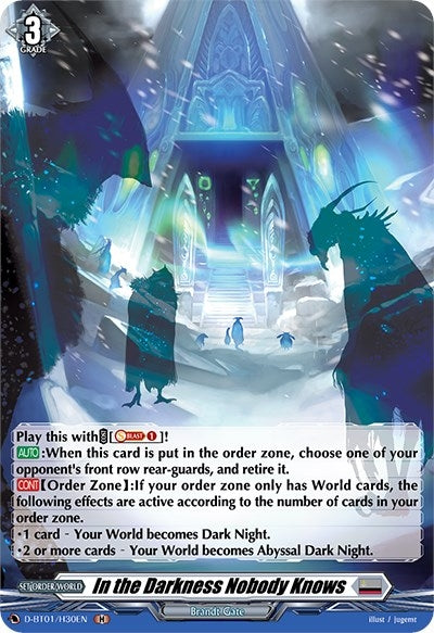 In the Darkness Nobody Knows (Holo) (130) [D-BT01] - Cardfight Vanguard Single
