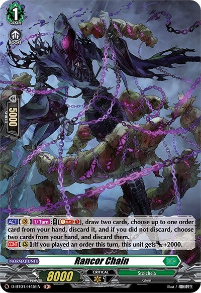 Rancor Chain (Holo) (145) [D-BT01] - Cardfight Vanguard Single
