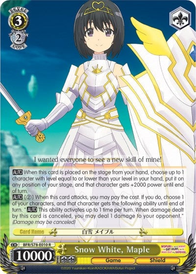 Snow White Maple (78010) [BFR/S78] - Weiss Schwarz Single
