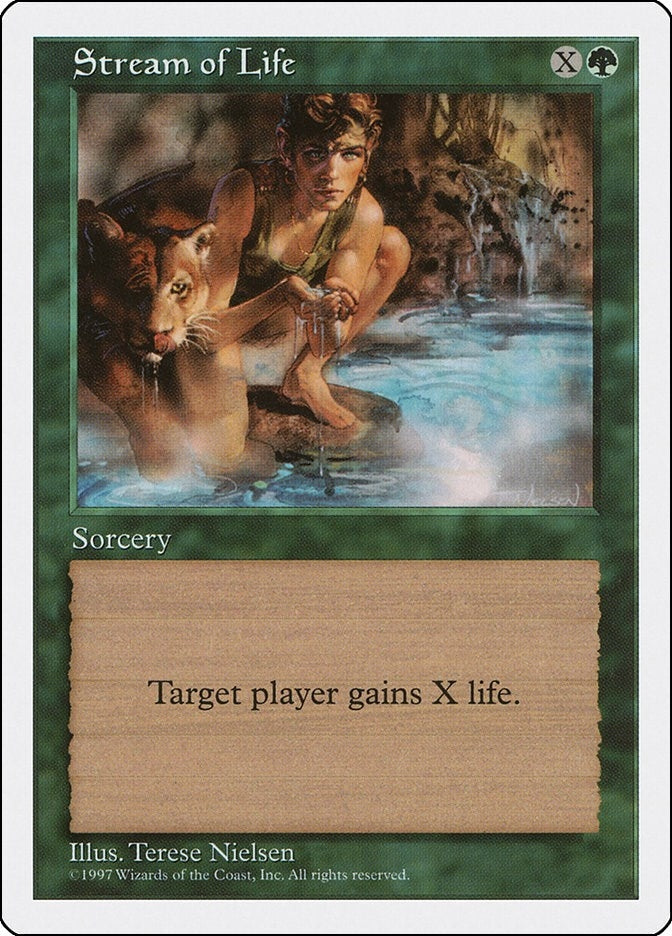 Stream of Life [5ED] - MTG Single