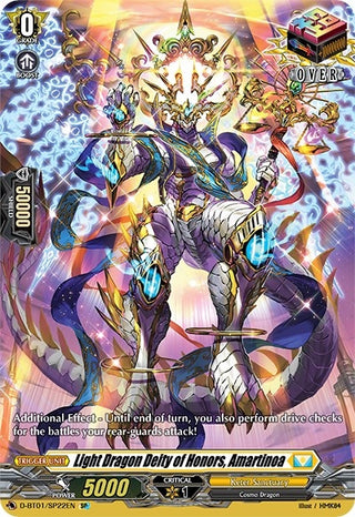 Light Dragon Deity of Honors Amartinoa (SP) (122) [D-BT01] - Cardfight Vanguard Single