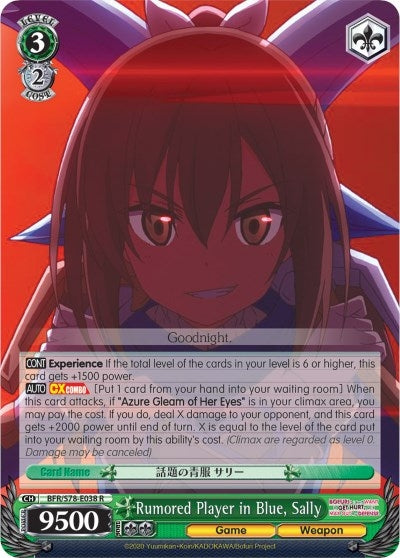 Rumored Player in Blue Sally (78038) [BFR/S78] - Weiss Schwarz Single