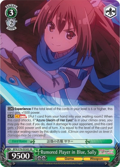 Rumored Player in Blue Sally (SR) (78038) [BFR/S78] - Weiss Schwarz Single