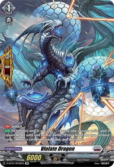 Violate Dragon (SP) (128) [D-BT01] - Cardfight Vanguard Single