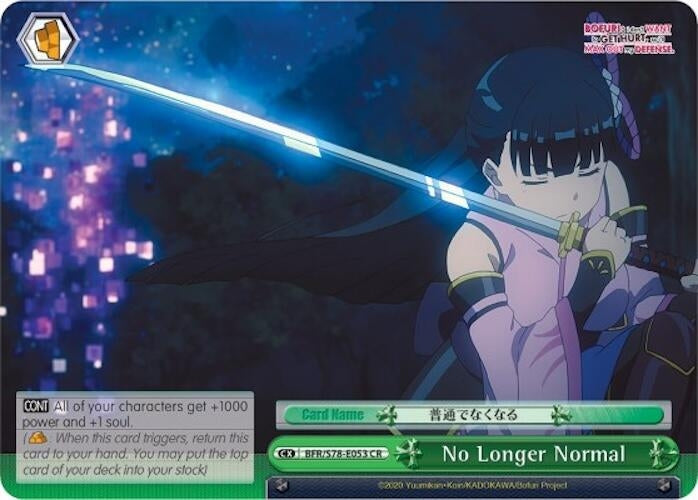 No Longer Normal (78053) [BFR/S78] - Weiss Schwarz Single