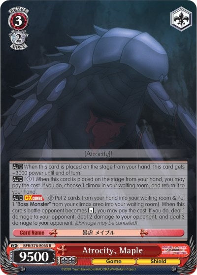 Atrocity Maple (78063) [BFR/S78] - Weiss Schwarz Single