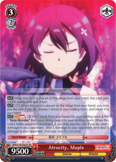 Atrocity Maple (SR) (78063) [BFR/S78] - Weiss Schwarz Single