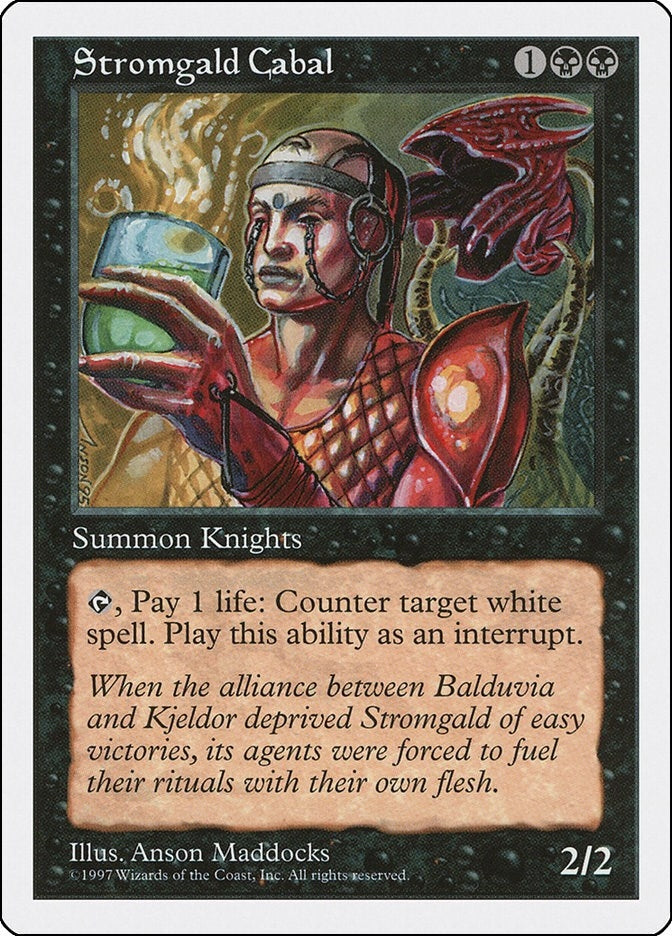 Stromgald Cabal [5ED] - MTG Single