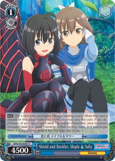 Shield and Buckler Maple & Sally (78087) [BFR/S78] - Weiss Schwarz Single