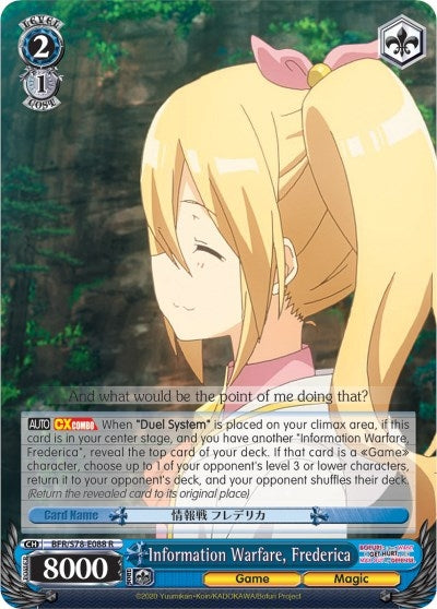 Information Warfare Frederica (78088) [BFR/S78] - Weiss Schwarz Single