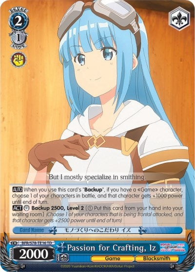Passion for Crafting Iz (7816) [BFR/S78] - Weiss Schwarz Single