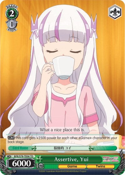 Assertive Yui (7806) [BFR/S78] - Weiss Schwarz Single