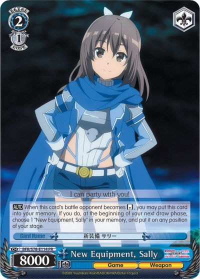 New Equipment Sally (78114) [BFR/S78] - Weiss Schwarz Single