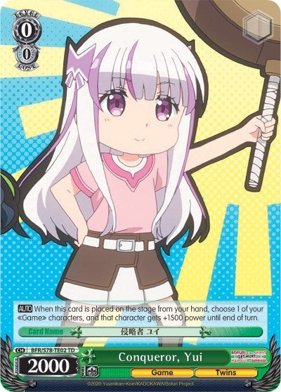 Conqueror Yui (7802) [BFR/S78] - Weiss Schwarz Single