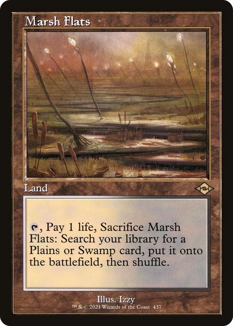 Marsh Flats (Retro Frame) (437) [MH2] - MTG Single