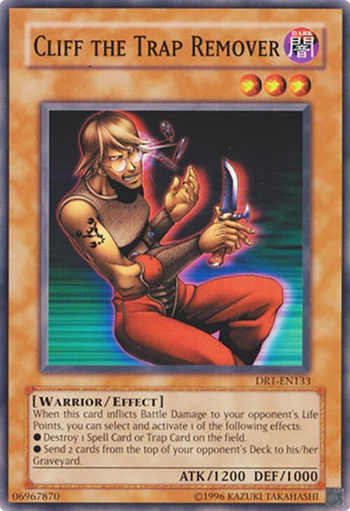 Cliff the Trap Remover (1133) - YuGiOh Single