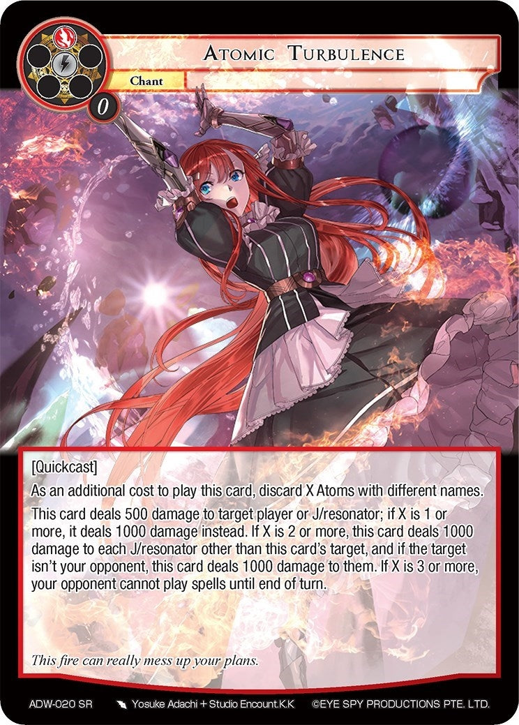 Atomic Turbulence (20) [ADW] - Force of Will Single