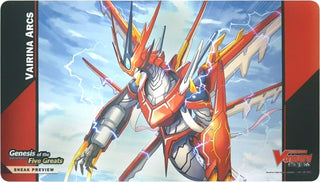Cardfight!! Vanguard Sneak Preview Playmat: Genesis of the Five Greats - Vairina Arcs - Playmats Sealed