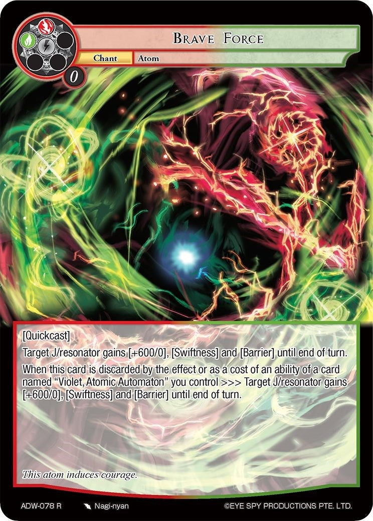 Brave Force (78) [ADW] - Force of Will Single