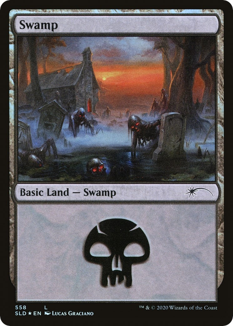 Swamp (558) (558) [SLD] - MTG Single