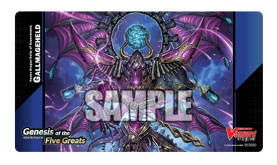 Cardfight!! Vanguard overDress Preorder Playmat: Genesis of the Five Greats - Hades Dragon Deity of Resentment