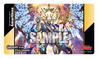 Cardfight!! Vanguard overDress Preorder Playmat: Genesis of the Five Greats - Light Dragon Deity of Honors Amartinoa