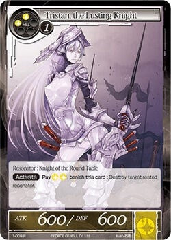 Tristan the Lusting Knight (1) [OG1] - Force of Will Single