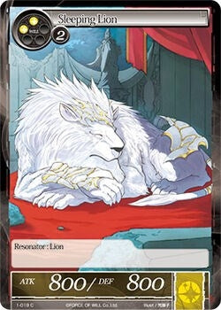 Sleeping Lion (1) [OG1] - Force of Will Single