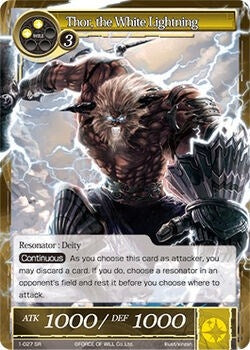 Thor the White Lightning (1) [OG1] - Force of Will Single