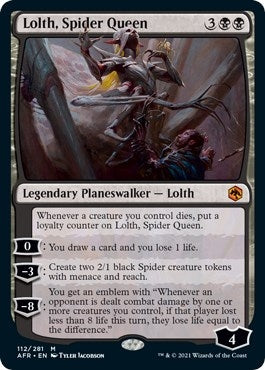 Lolth Spider Queen (112) [AFR] - MTG Single