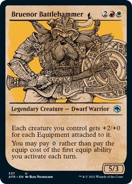 Bruenor Battlehammer (Showcase) (337) [AFR] - MTG Single