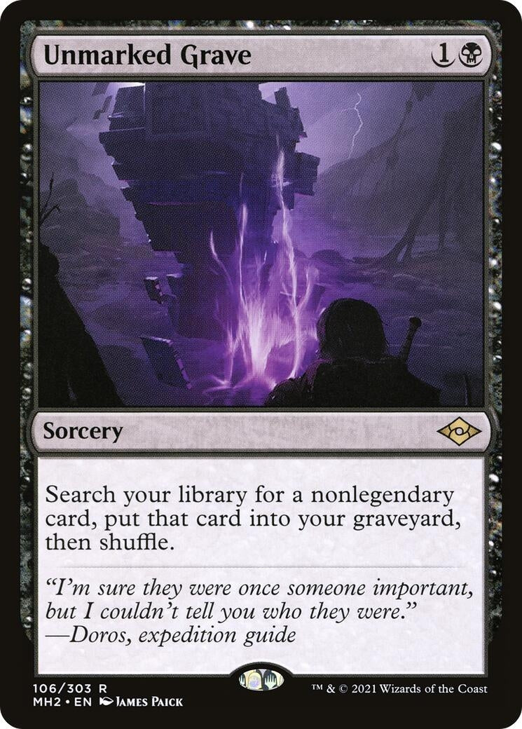 Unmarked Grave (106) [MH2] - MTG Single