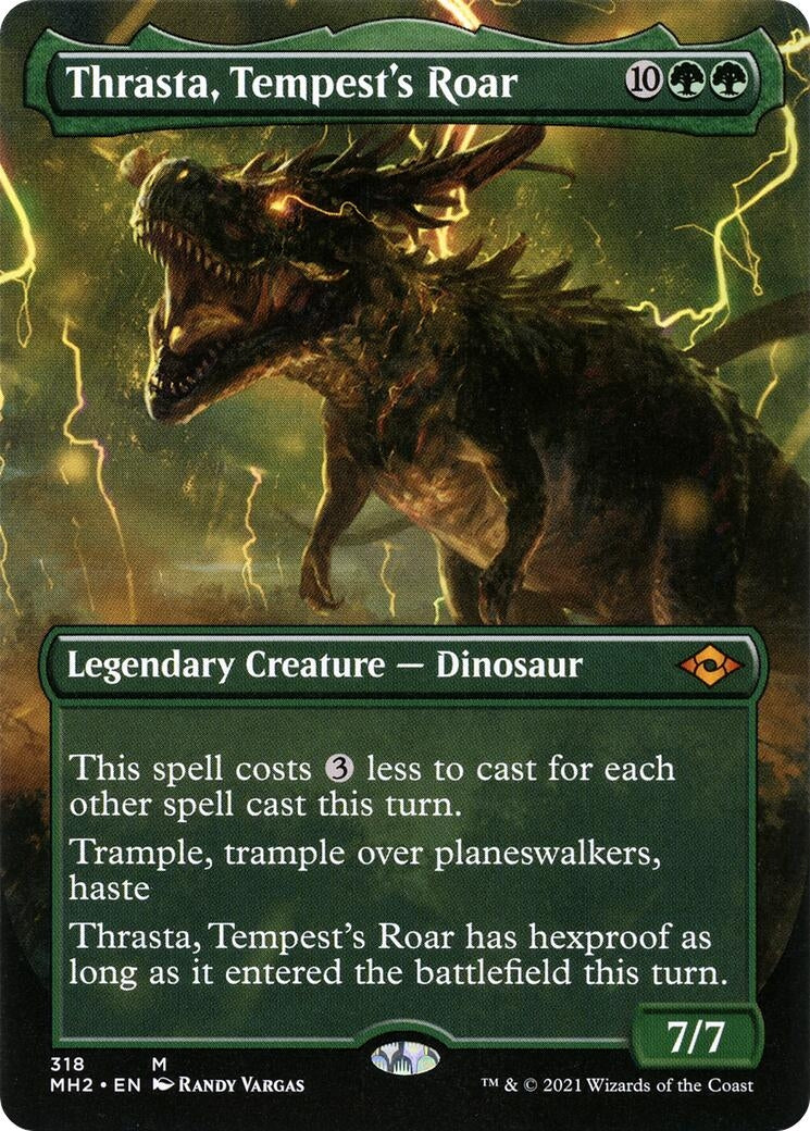 Thrasta Tempest’s Roar (Borderless) (318) [MH2] - MTG Single