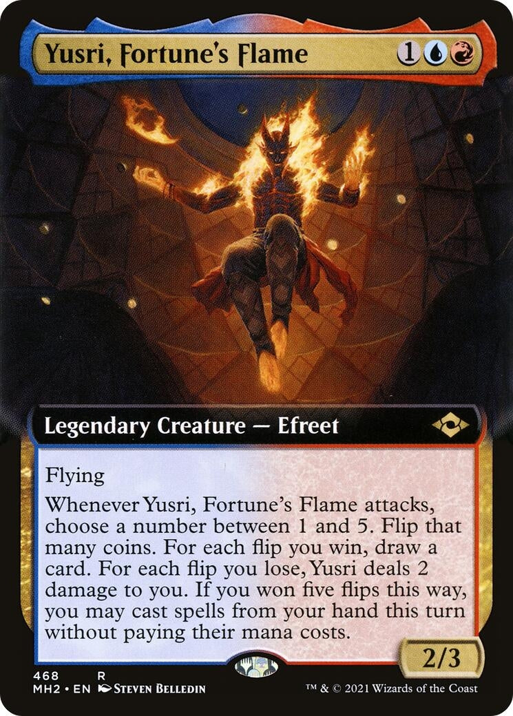 Yusri Fortune’s Flame (Extended Art) (468) [MH2] - MTG Single