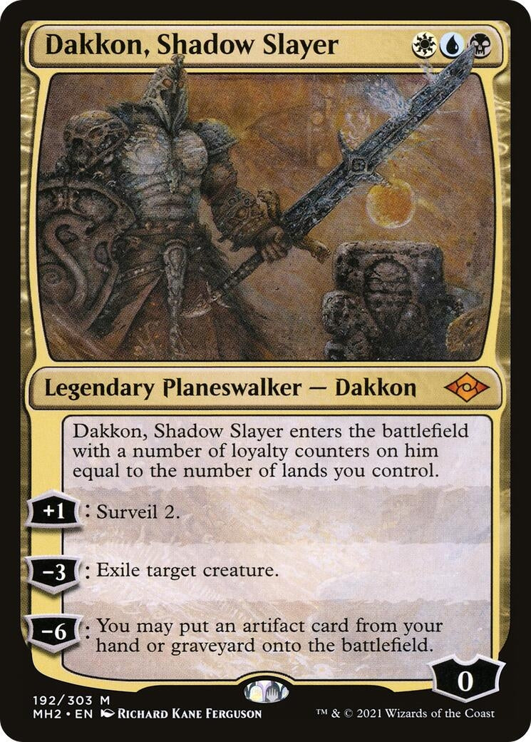 Dakkon Shadow Slayer (192) [MH2] - MTG Single