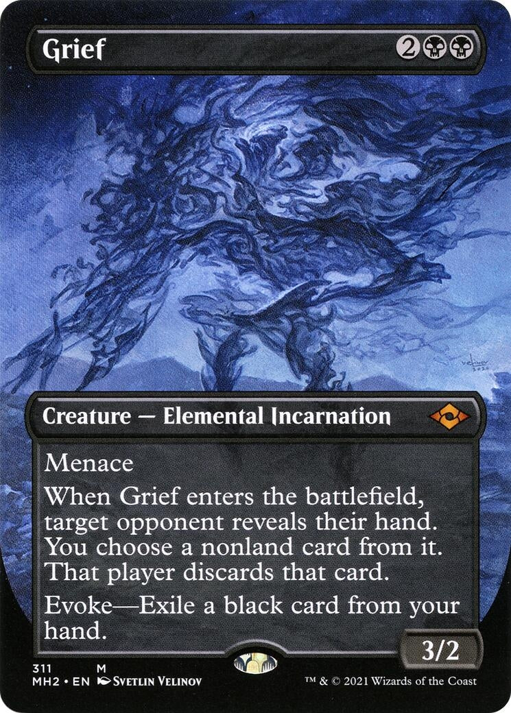 Grief (Borderless) (311) [MH2] - MTG Single