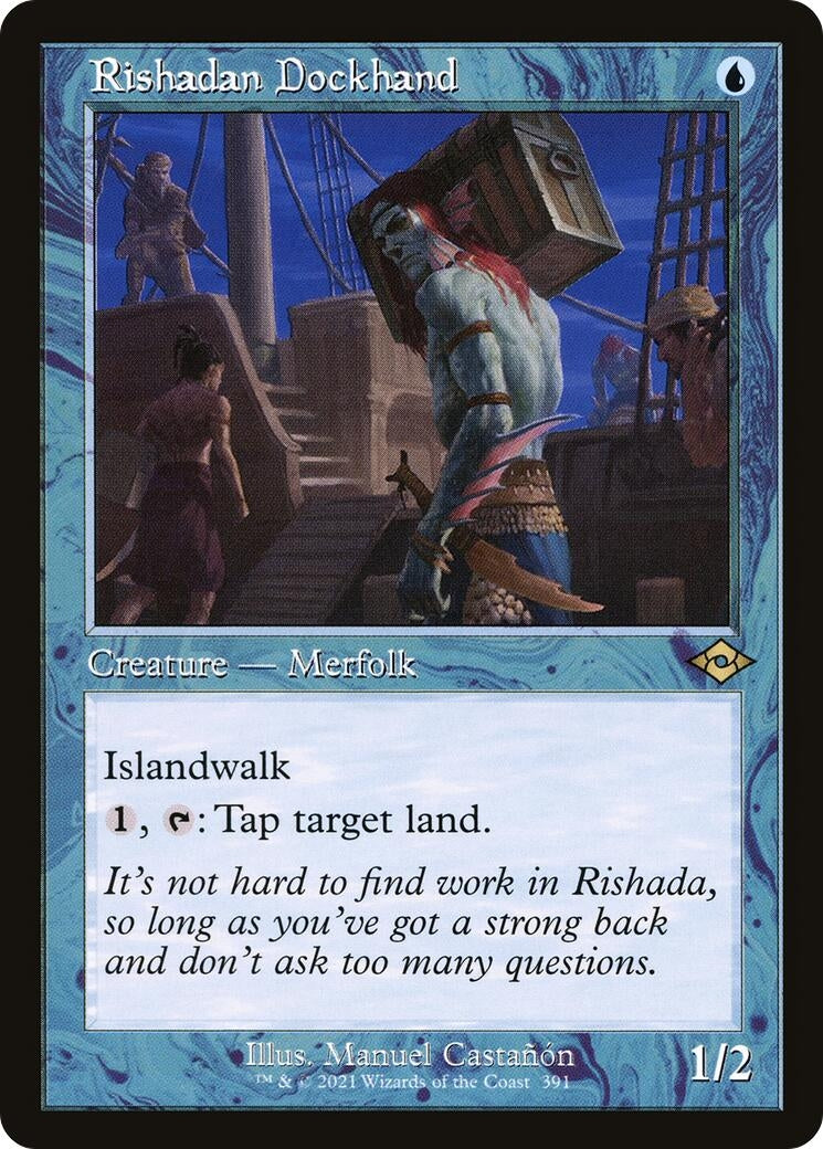 Rishadan Dockhand (Retro Frame) (391) [MH2] - MTG Single