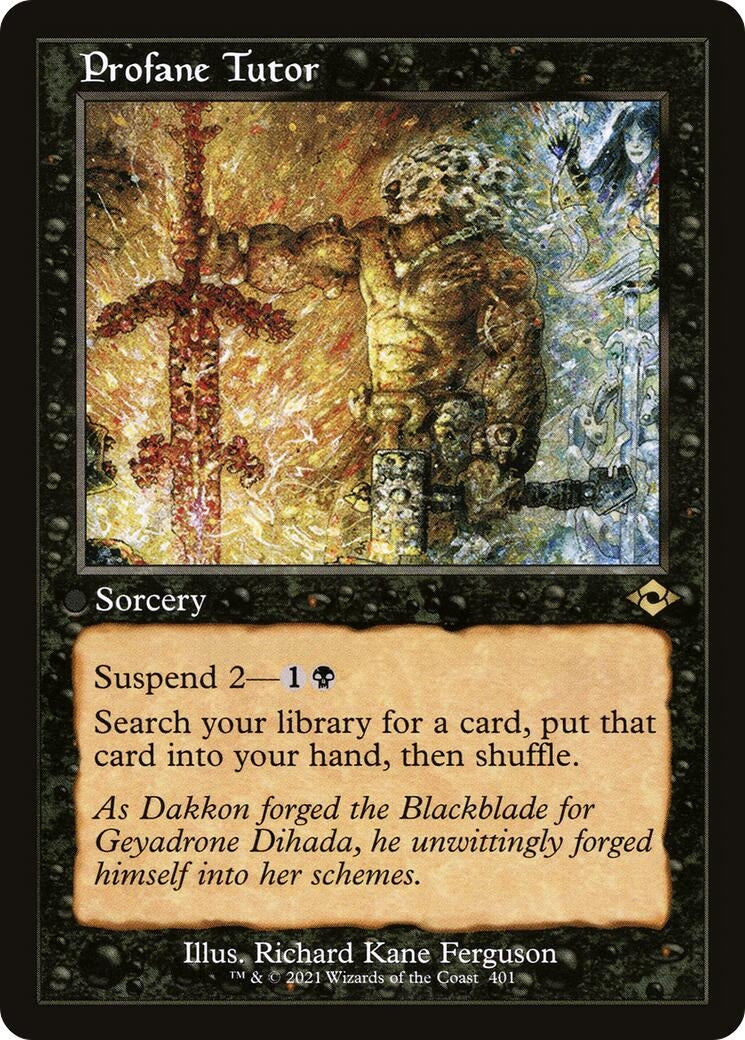 Profane Tutor (Retro Frame) (401) [MH2] - MTG Single