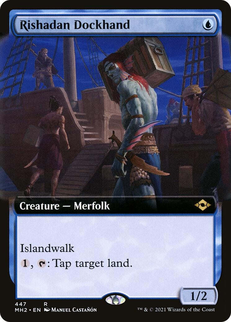 Rishadan Dockhand (Extended Art) (447) [MH2] - MTG Single