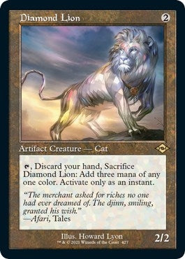 Diamond Lion (Retro Frame) (Foil Etched) (427) [MH2] - MTG Single