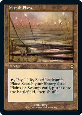 Marsh Flats (Retro Frame) (Foil Etched) (437) [MH2] - MTG Single