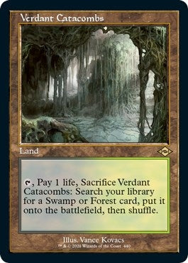 Verdant Catacombs (Retro Frame) (Foil Etched) (440) [MH2] - MTG Single