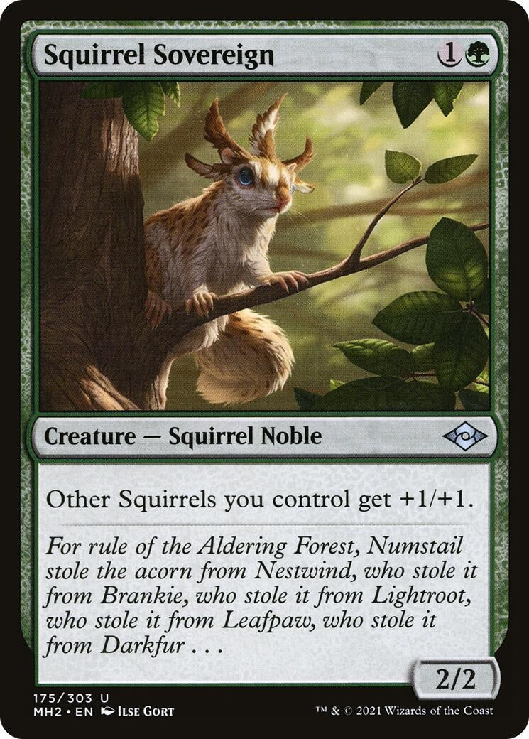 Squirrel Sovereign (175) [MH2] - MTG Single