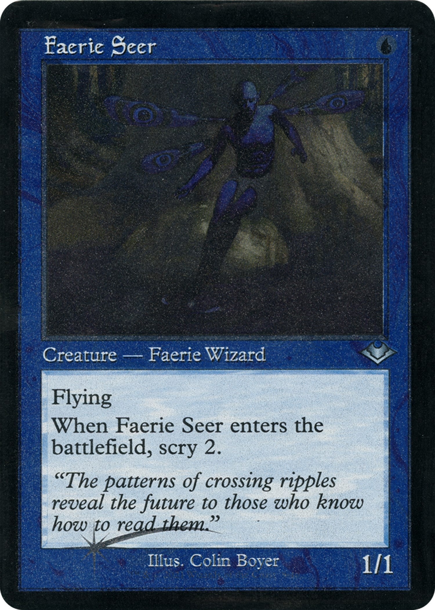Faerie Seer (Retro Frame) (Foil Etched) (8) [MH1] - MTG Single