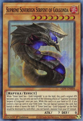 Supreme Sovereign Serpent of Golgonda (4) (LIOV) - YuGiOh Single