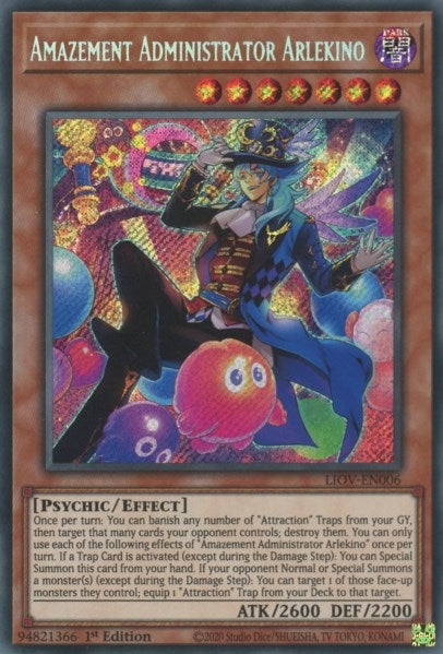 Amazement Administrator Arlekino (6) (LIOV) - YuGiOh Single
