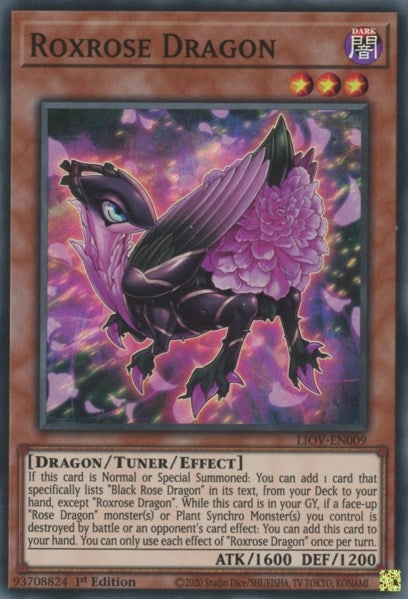 Roxrose Dragon (9) (LIOV) - YuGiOh Single