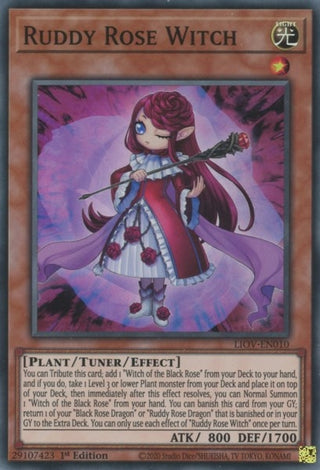 Ruddy Rose Witch (10) (LIOV) - YuGiOh Single