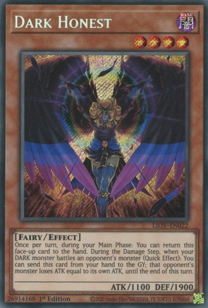 Dark Honest (22) (LIOV) - YuGiOh Single